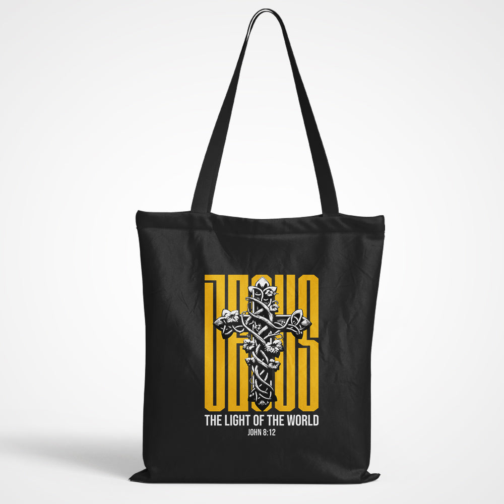 Jesus The Light Of The World Tote Bag