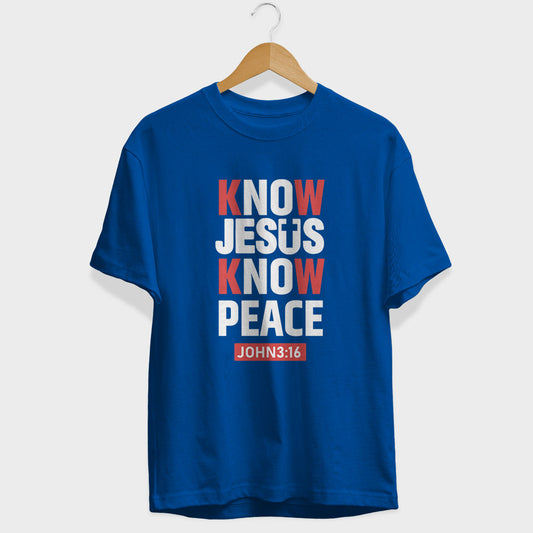 Know Jesus Half Sleeve T-Shirt