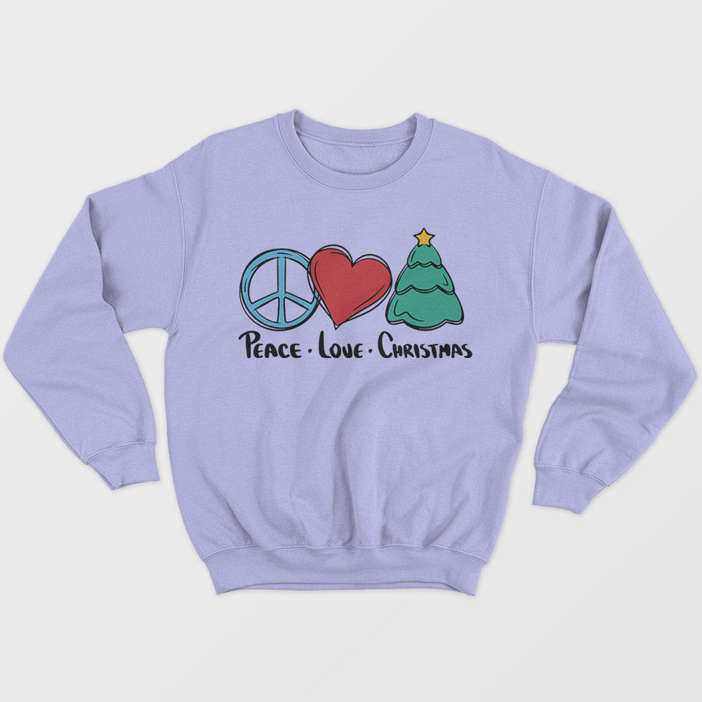 Peace Love Christmas Unisex Sweatshirt
