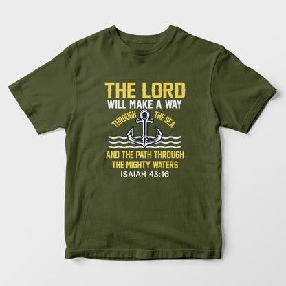 The Lord Will Make Way Kids T-Shirt