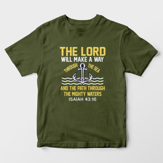 The Lord Will Make Way Kids T-Shirt