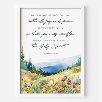 The Holy Spirit Framed Poster