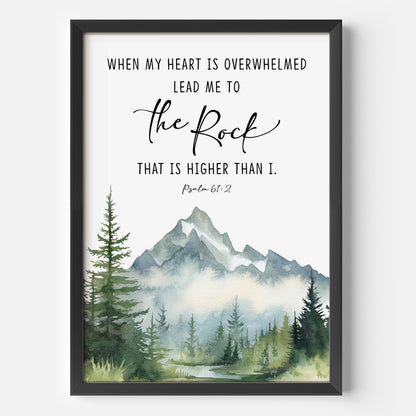 The Rock Framed Poster