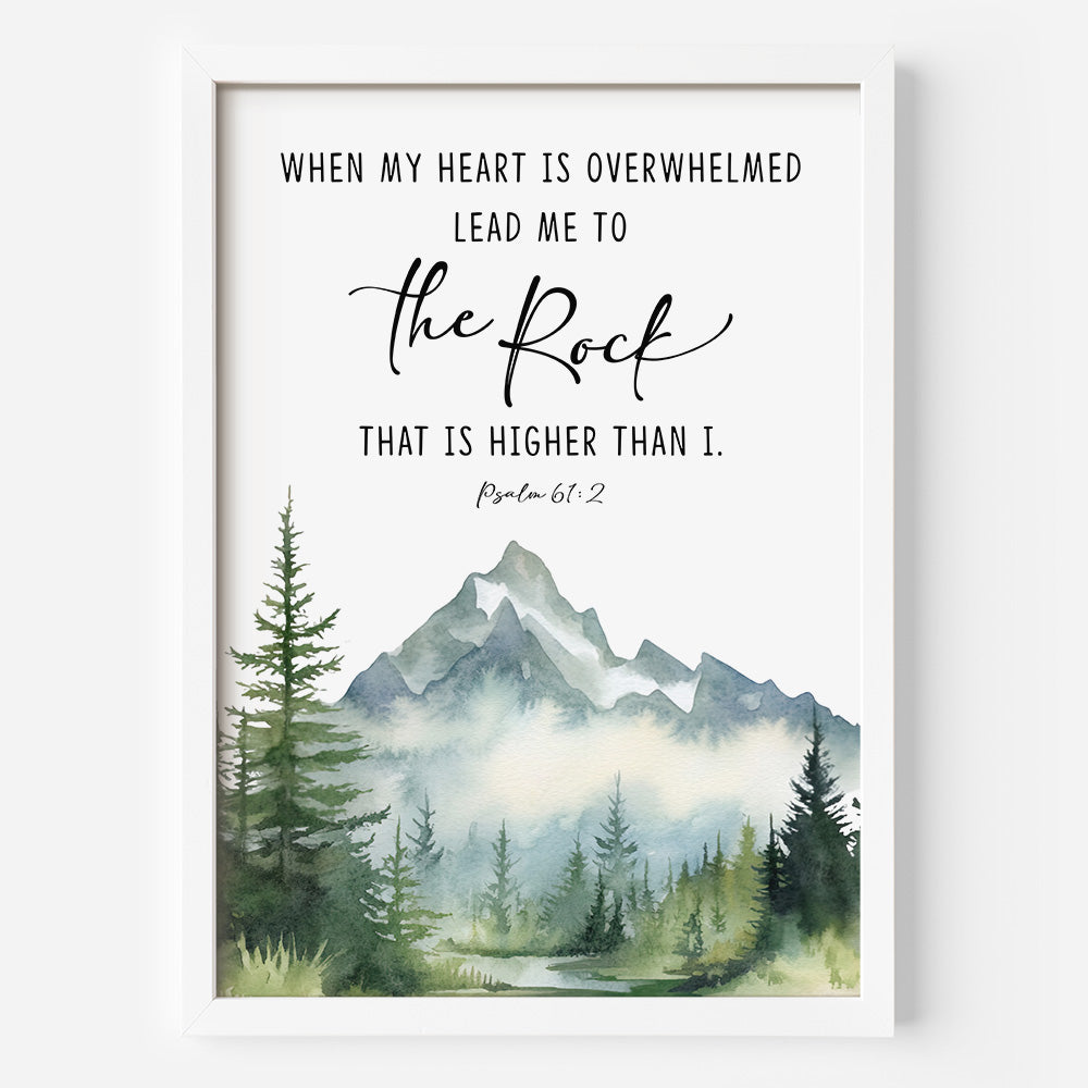 The Rock Framed Poster
