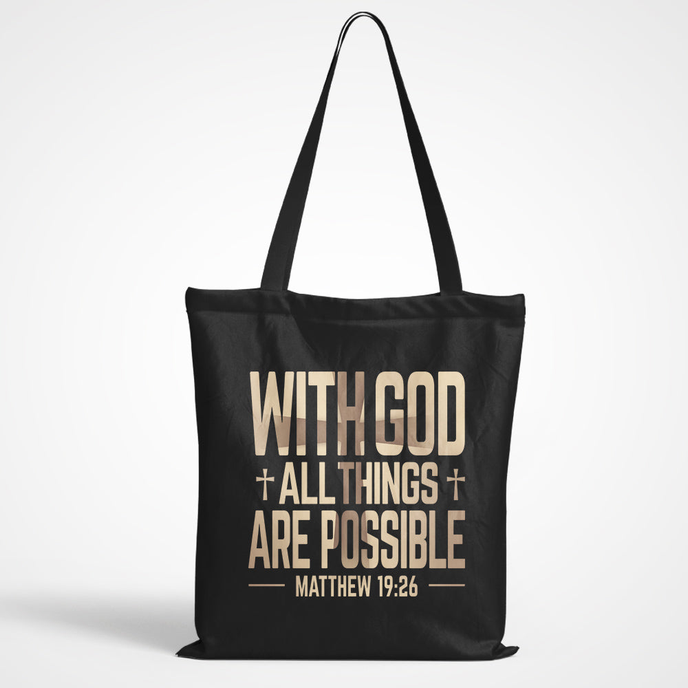 With God Tote Bag